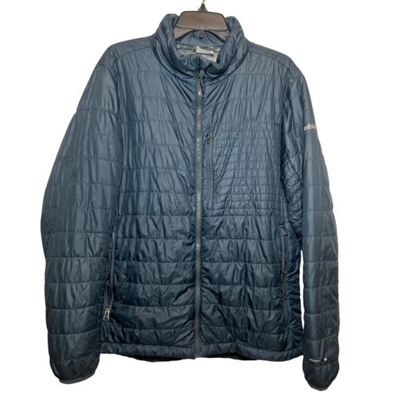 Columbia Wilderness Trail Insulated Men's Jacket, Navy Blue, Large - Picture 1 of 11